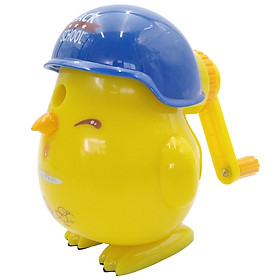 Chuốt Chì Quay GuangBo Back School Hình Gà GUBXBQ97007 - Nón Xanh Dương