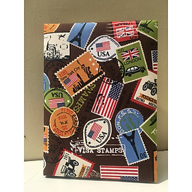 Sổ tay bìa vải handmade từ Chiangmai Thái Lan có thể tự do thay ruột số 