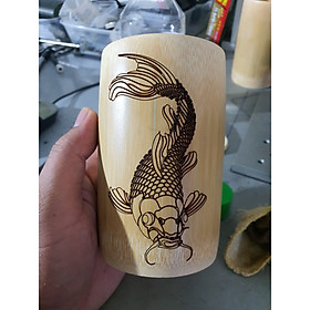 Cốc Tre To, In hình Cá Chép