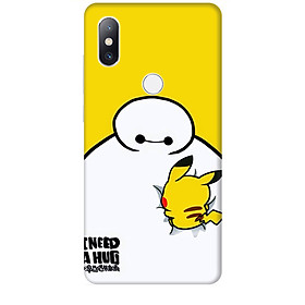 Ốp lưng dành cho điện thoại XIAOMI MI MIX 2S hinh Big Hero Pikachu