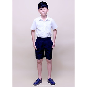 Quần short học sinh lưng thun đi học cho bé từ 18kg đến 45kg - 7y