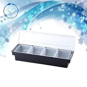 Mua Hộp nhựa đựng Topping 4 ngăn
