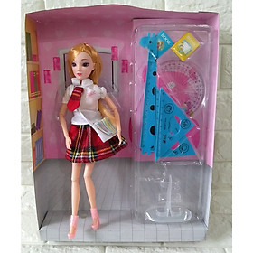 Búp bê Baby đi học, mắt thủy tinh - 1080BB24