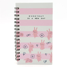 Sổ Lò Xo Moshi 444 - Everyday Is A New Day - Màu Hồng