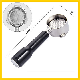 Mua Tay Pha Cho Máy Delonghi | Espresso Coffee Bottomless Portafilter 51mm for DeLonghi