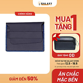 Ví Bóp Nam Nữ Nhỏ Mini Handmade Da Bò Thật Galaxy Store GVLNU - Hàng Chính Hãng