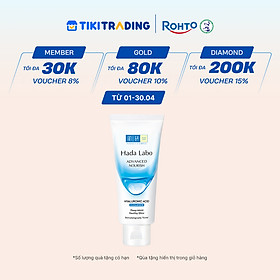 Sữa rửa mặt dưỡng ẩm tối ưu Hada Labo Advanced Nourish Cleanser 80g