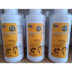 AMINOVITAL Bổ sung các vitamin và acid amin đậm đặc thiết yếu giúp cá phát triển khỏe mạnh, thèm ăn, tăng trọng nhanh.