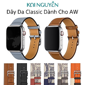 Dây Da Classic Sang Chảnh Kai.N Leather Dành Cho Apple Watch Series 1,2,3,4,5,6,7,SE - Hàng Chính Hãng