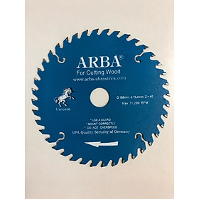 Bộ 03 Lưỡi cưa gỗ ARBA D180x25.4 40 răng