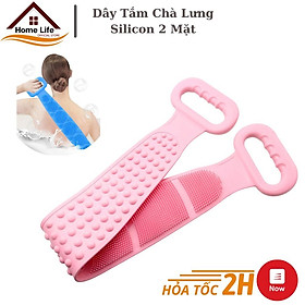 Mua Dây Tắm Chà Lưng Silicon 2 Mặt Tiện Lợi  Massage Tẩy Da Chết Khi Tắm