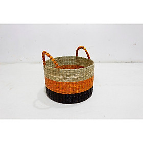 Mua Khay đựng đồ - trang trí đan cói chiếu - SD6225A ( Size S )