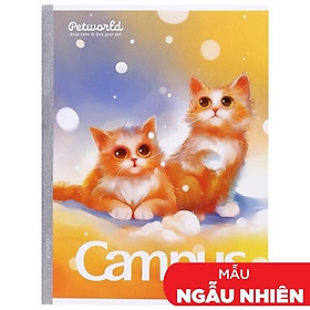 Vở Pet World - 4 Ô Ly 96 Trang ĐL 70g/m2 - Campus NB-APEW96 (Mẫu Màu Giao Ngẫu Nhiên)