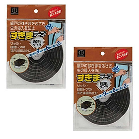 Bộ 2 cuộn băng cao su non chống ồn, ngăn chặn bụi bặm tiện dụng - Hàng nội địa Nhật
