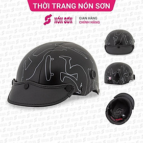 Mũ bảo hiểm lỗ thông gió phiên bản mới NÓN SƠN chính hãng MP-ĐN091