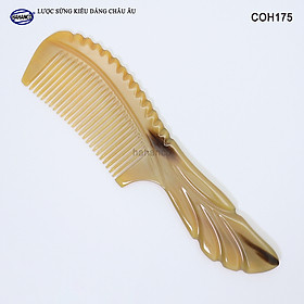 Lược sừng kiểu dáng Châu Âu sang trọng (Size: XL - 20cm) COH175 - Lược sừng xuất Nhật - Chăm sóc tóc
