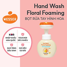 Bọt rửa tay hình hoa Wesser 250ml ( Nhập khẩu Hàn Quốc )