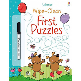 Hình ảnh Sách tẩy xóa tiếng Anh - Wipe-Clean First Puzzles