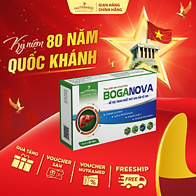 Viên uống Boganova hỗ trợ bảo vệ và đ.iêu tr.ị suy giảm chức năng gan (60 viên) - Nutramed