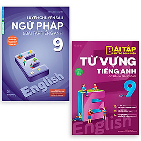 Ảnh bìa Combo Củng Cố Toàn Diện Từ Vựng Và Ngữ Pháp Tiếng Anh Lớp 9