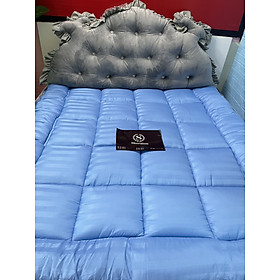 Mua Tấm Lót Nệm Đa Năng Topper Kẻ Sọc 3F Màu Xanh Biển