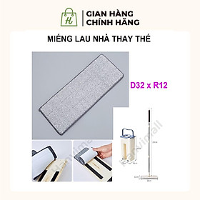 Bông lau nhà thay thế 32cm x12cm