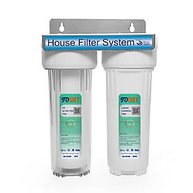 Bộ lọc nước 2 giai đoạn 10 inch SMY 2 gioăng