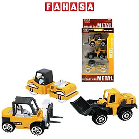 Đồ Chơi Mô Hình 3 Xe Kim Loại - Diecast Car Metal 3Pcs - ToTy LC62