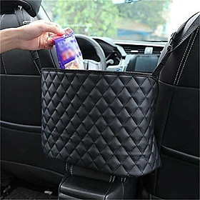 New Arrival Car Storage Bag Solid Color Leather Ditty-Bag Storage Box Commodity Shelf for Car Seat