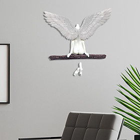 Modern Angel Sculpture Wall Decoration Angel Wing Statue Decor