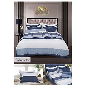 Kim Cương Vip, Bộ ga chun + 2 vỏ gối kích thước 180x200cm nhiều màu dễ phù hợp với nội thất mọi căn nhà. Chất liệu vải Tencel Vip mềm mượt, thoáng mát