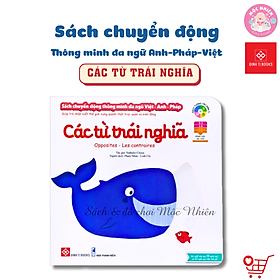 Sách tương tác chuyển động thông minh đa ngữ Việt - Anh - Pháp (Nhiều chủ đề) - Đinh Tị - Mộc Nhiên