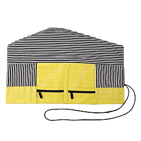 Knitting  Storage Bag Crochet Bag Multi Layer Canvas Storage Roll Bag Pencil Holder for Carrying Various Crochet