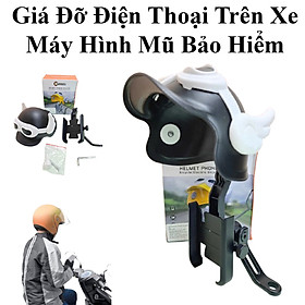 Giá Đỡ Điện Thoại M301 Khung Hợp Kim Kèm Mũ Bảo Hiểm Che Nắng Mưa