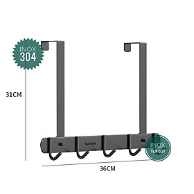 Mua INOX 304 MÓC TREO QUẦN ÁO MŨ VÀ CÁC ĐỒ DÙNG CÀI GÀI SAU CÁNH CỬA KHÔNG CẦN KHOAN ĐỤC