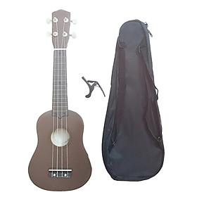 Đàn Ukulele Soprano Woim 35A15 tặng kèm bao vải và capo nâng tông