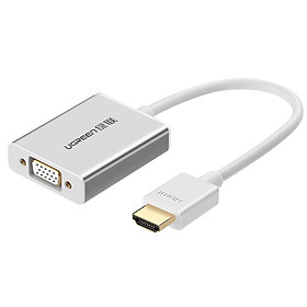 Hình ảnh Bộ chuyển tín hiệu HDMI sang VGA kèm theo âm thanh dài 15CM UGREEN MM102 40212 - Hàng Chính Hãng