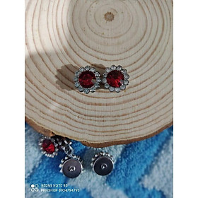 Hạt đá pha lê nguyên liệu oản handmade 1.2cm