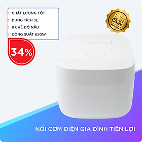 Mua Nồi Cơm Điện Gia Đình Cao Cấp Tiện Lợi Dung Tích 3L