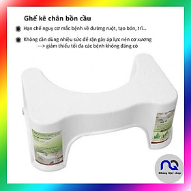 Mua Ghế nhựa Song Long kê chân bồn cầu khi đi vệ sinh tiện lợi