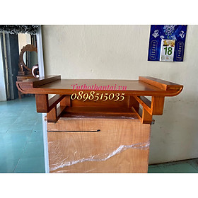 Mua Bàn thờ treo tường gỗ Sồi mẫu hiện đại ngang 61cm  ngang 69cm ( Hàng loại 1 )