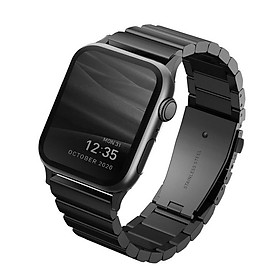 Mua Dây Đeo UNIQ Strova Steel Link Band dành cho Apple Watch Ultra/ Apple Watch Series 8/ 7/ 6/ 5/ 4/ SE_ Hàng Chính Hãng