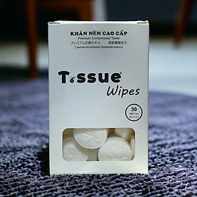 Mua Khăn nén cao cấp T.ssue hộp 30 viên - Thích hợp cho sử dụng cá nhân  đi du lịch  sử dụng cho trẻ em và người lớn tuổi