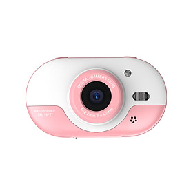 8MP Children Digital Camera Kids Waterproof Camera with Front and Rear Dual Cameras 2.4 Inch IPS HD Screen One-click