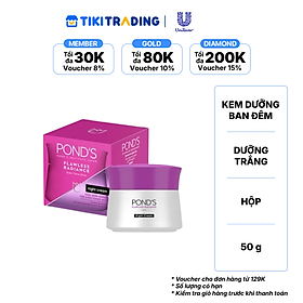 Kem dưỡng trắng cao cấp ban đêm PONDS 50g