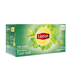 Hộp 25 Gói Trà Túi Lọc Lipton Trà Xanh 1.5g gói