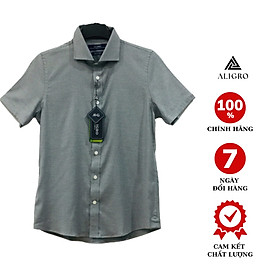 ÁO SƠ MI CỘC TAY CÔNG SỞ NAM SLIM ALGS-C76