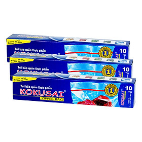Mua Combo 3 Hộp TúI Zipper Kokusai TZIP00000321 (28 x 36 cm)