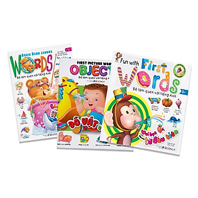 Combo 3 cuốn bé làm quen tiếng anh