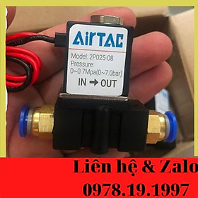 Mua van điện từ lắp phun sương airtac 2P025-08 12v- 24v -220v